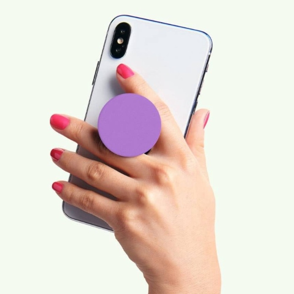 Colorblock Lavender PopSocket PopGrip - Picture 3 of 5